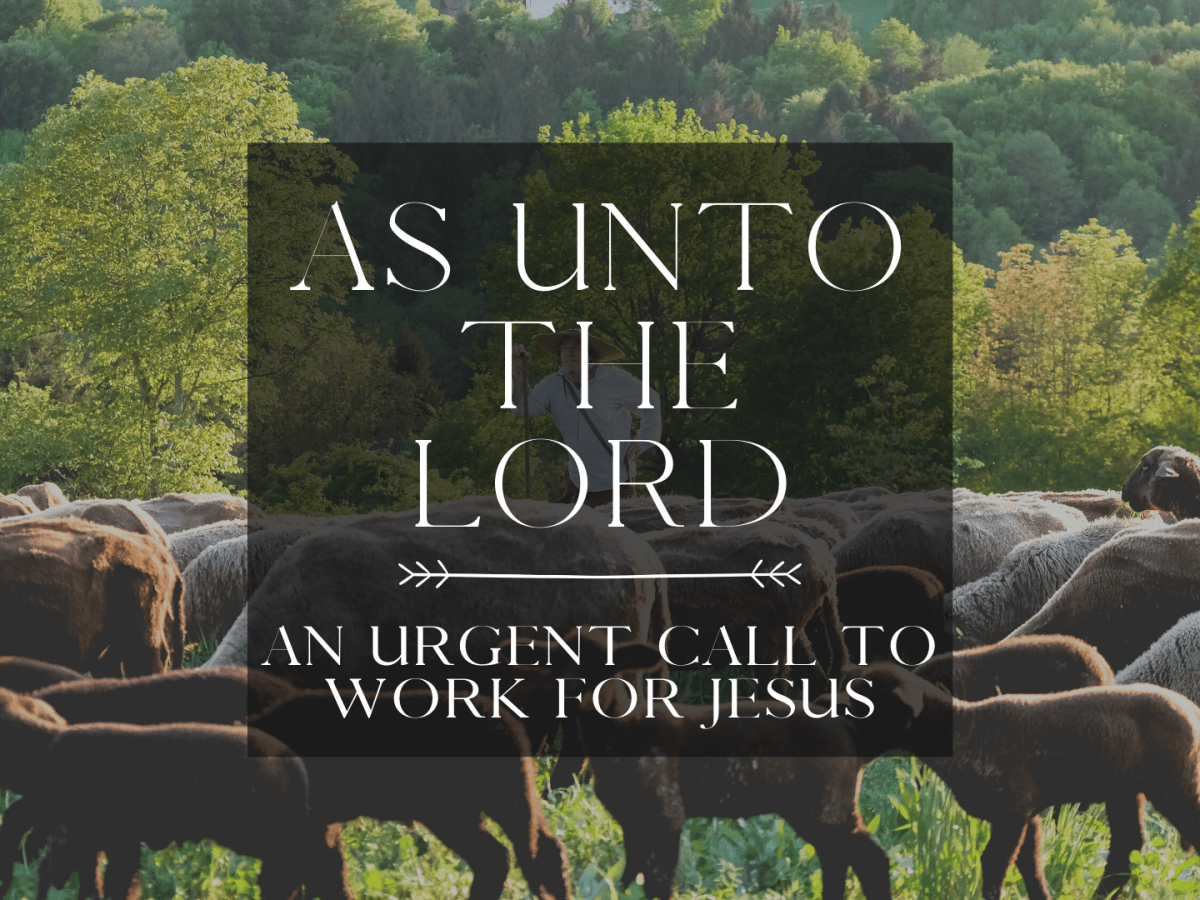 As Unto the Lord: An Urgent Call for Pastors to Work for&nbsp;Jesus
