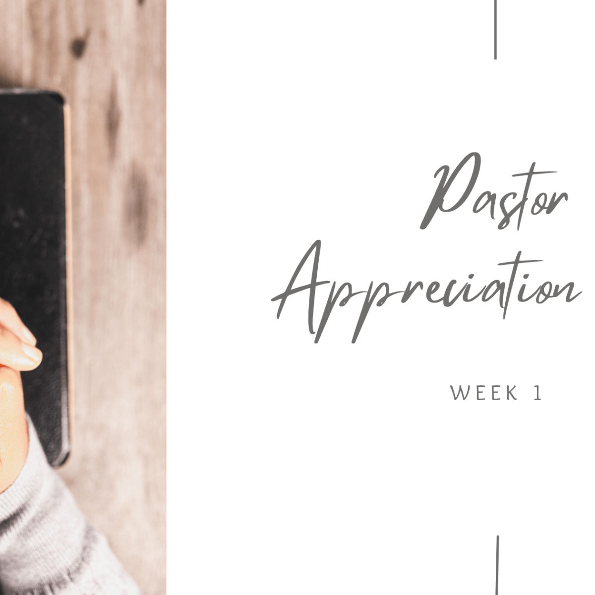 Pastor Appreciation Month – Week&nbsp;1